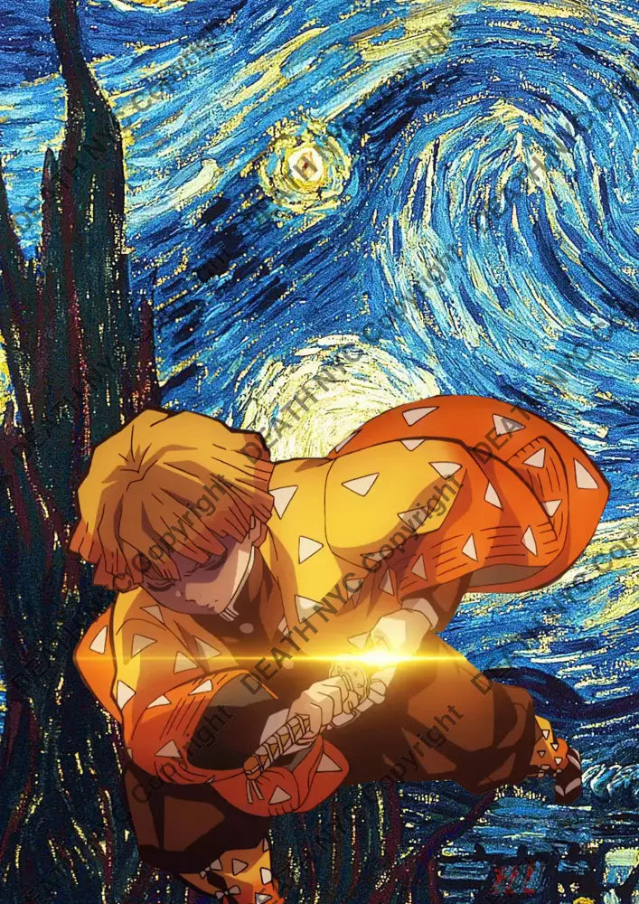 Death0398 Demon Slayer 45X32Cm (Edition Of 100) (2020) Art Print