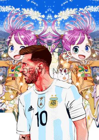 Death03996 Messi (Edition Of 100) (2022) Art Print