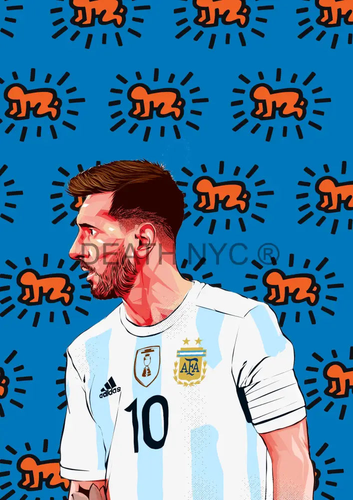 Death03997 Messi (Edition Of 100) (2022) Art Print