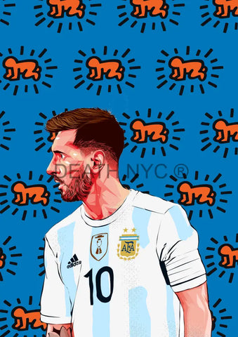 Death03997 Messi (Edition Of 100) (2022) Art Print