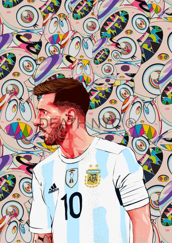 Death03998 Messi (Edition Of 100) (2022) Art Print