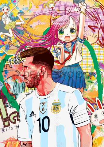 Death03999 Messi (Edition Of 100) (2022) Art Print