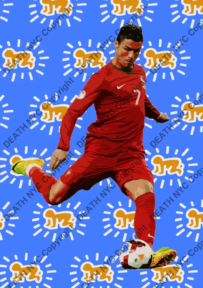 Death04004 Ronaldo (Edition Of 100) (2022) Art Print