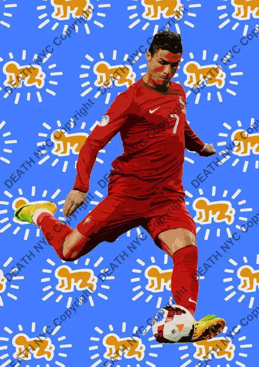 Death04004 Ronaldo (Edition Of 100) (2022) Art Print