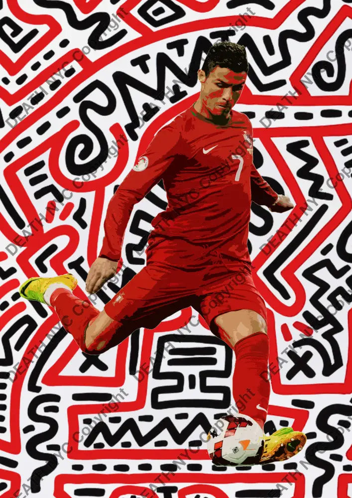 Death04005 Ronaldo (Edition Of 100) (2022) Art Print