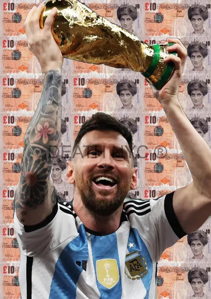 Death04146 Messi (Edition Of 100) (2022) Art Print