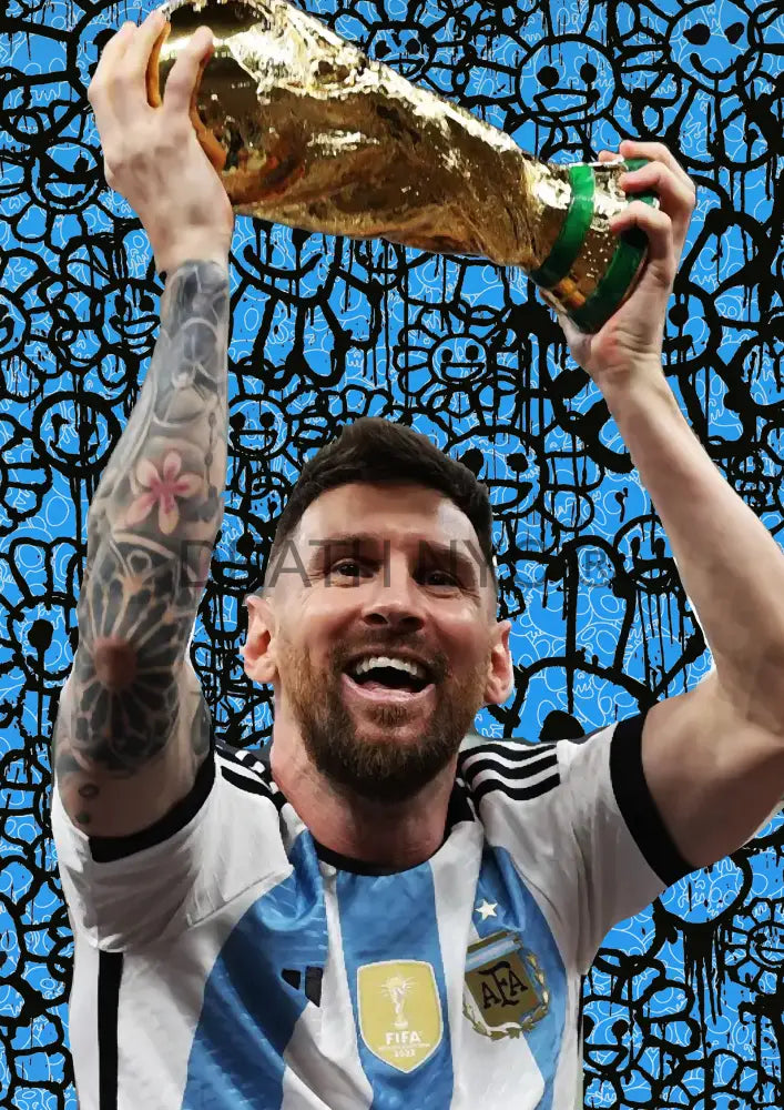 Death04147 Messi (Edition Of 100) (2022) Art Print