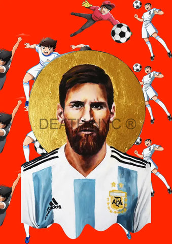Death04154 Messi (Edition Of 100) (2022) Art Print