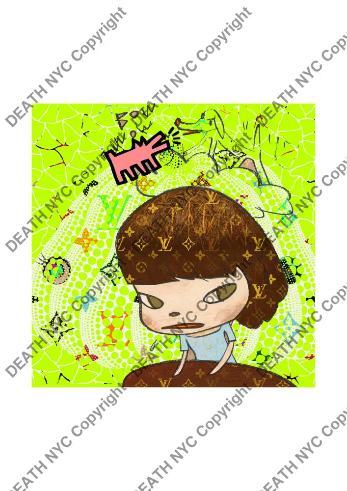 Death04158 Cute (Edition Of 100) (2022) Art Print