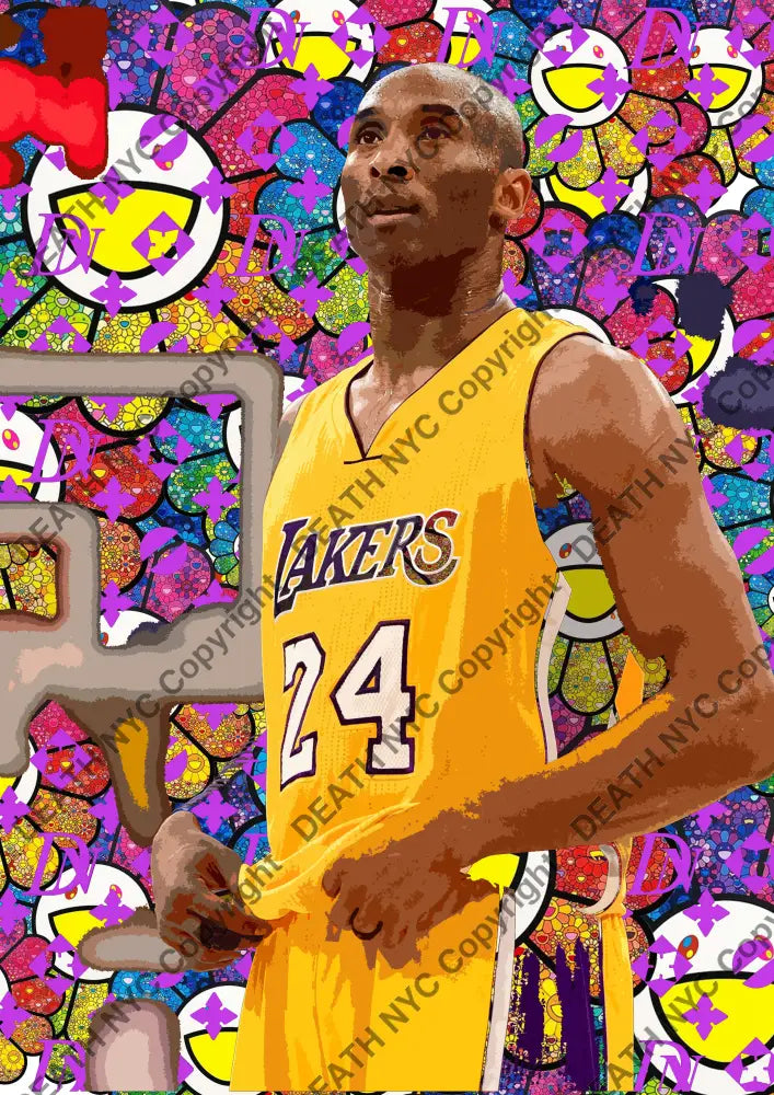 Death0418 Kobe 45X32Cm (Edition Of 100) (2020) Art Print