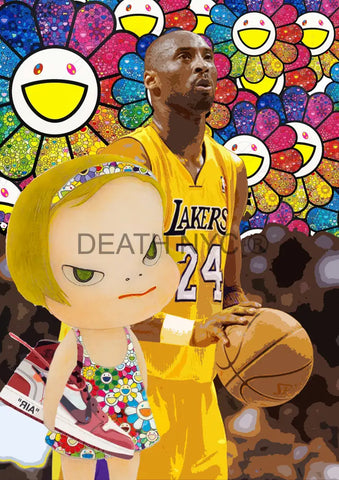 Death0420 Kobe 45X32Cm (Edition Of 100) (2020) Art Print