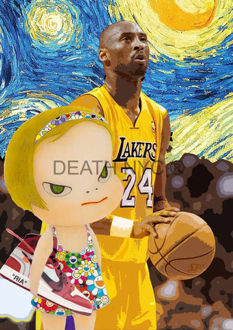 Death0421 Kobe 45X32Cm (Edition Of 100) (2020) Art Print