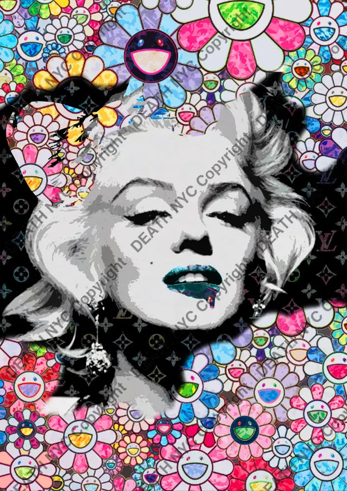 Death0454 Monroe 45X32Cm (Edition Of 100) (2020) Art Print