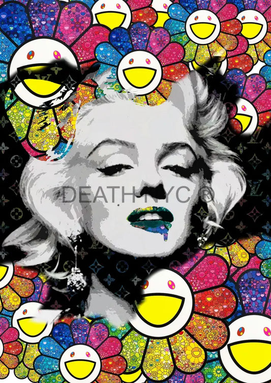 Death0455 Monroe 45X32Cm (Edition Of 100) (2020) Art Print