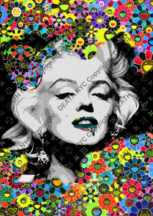 Death0459 Monroe 45X32Cm (Edition Of 100) (2020) Art Print