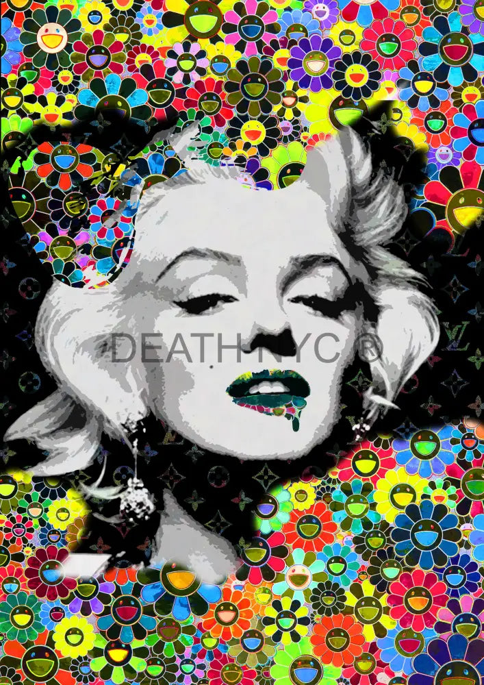 Death0459 Monroe 45X32Cm (Edition Of 100) (2020) Art Print