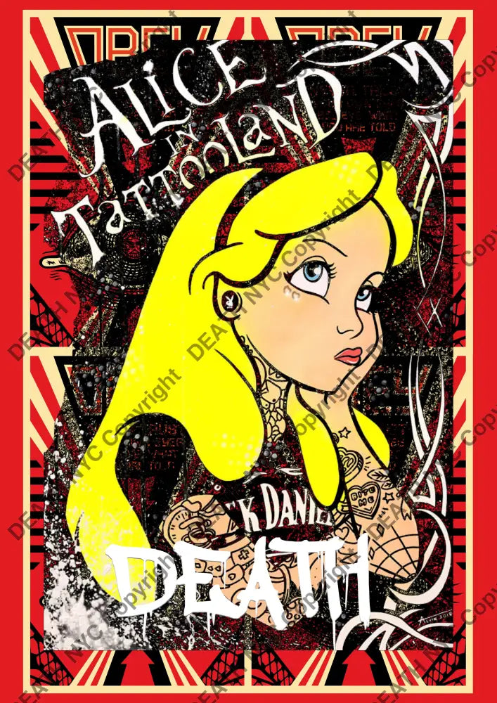 Death04643 Alice (Edition Of 100) (2022) Art Print