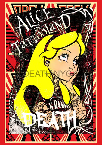 Death04643 Alice (Edition Of 100) (2022) Art Print