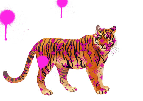 Death04798 Tiger (Edition Of 100) (2022) Art Print