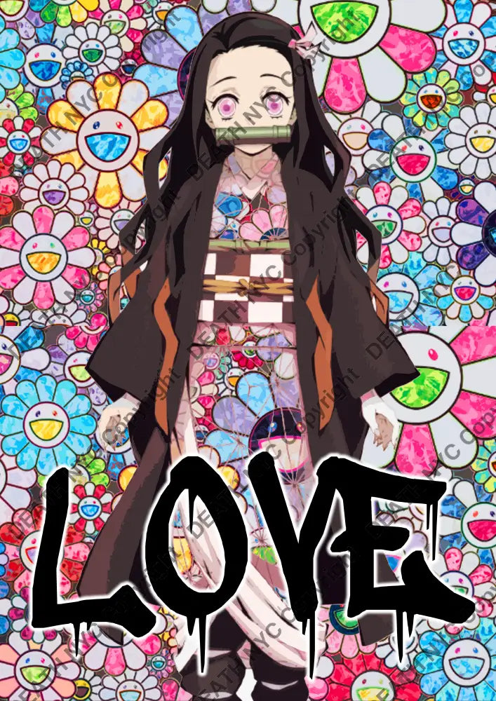 Death0482 Demon Slayer 45X32Cm (Edition Of 100) (2020) Art Print