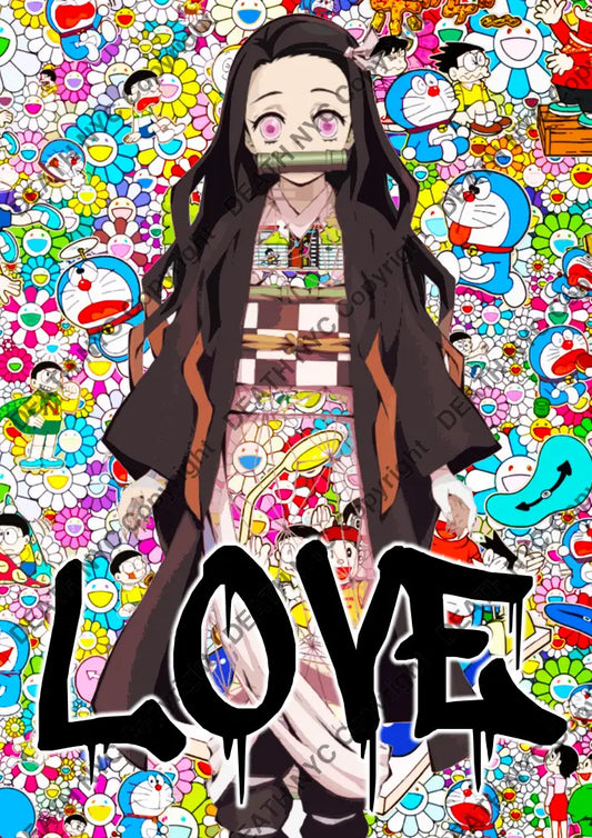 Death0484 Demon Slayer 45X32Cm (Edition Of 100) (2020) Art Print