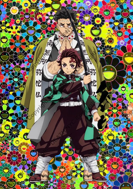 Death0493 Demon Slayer 45X32Cm (Edition Of 100) (2020) Art Print
