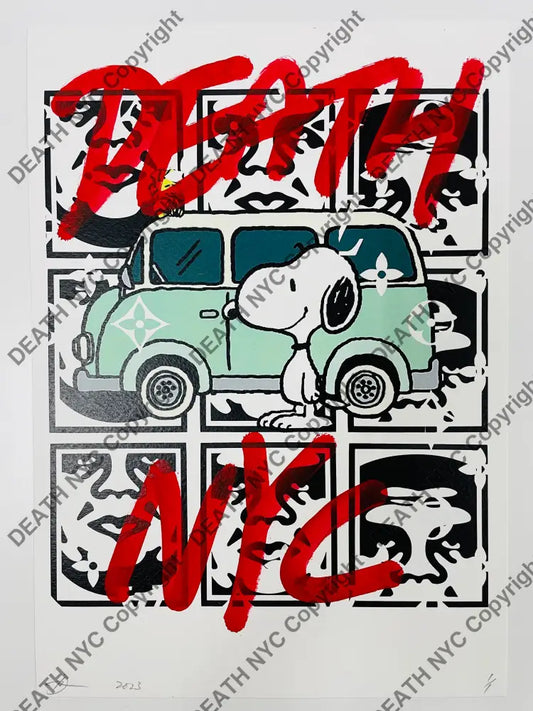 Death06143 Hand Written (Edition Of One) (2023) Art Print