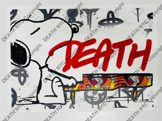 Death06144 Hand Written (Edition Of One) (2023) Art Print