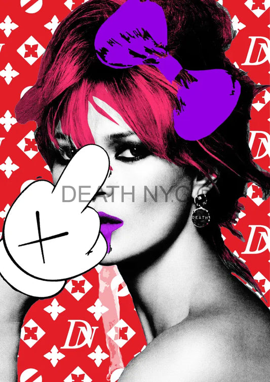 Death0824Kate Moss(Edition Of 100) (2020) Art Print