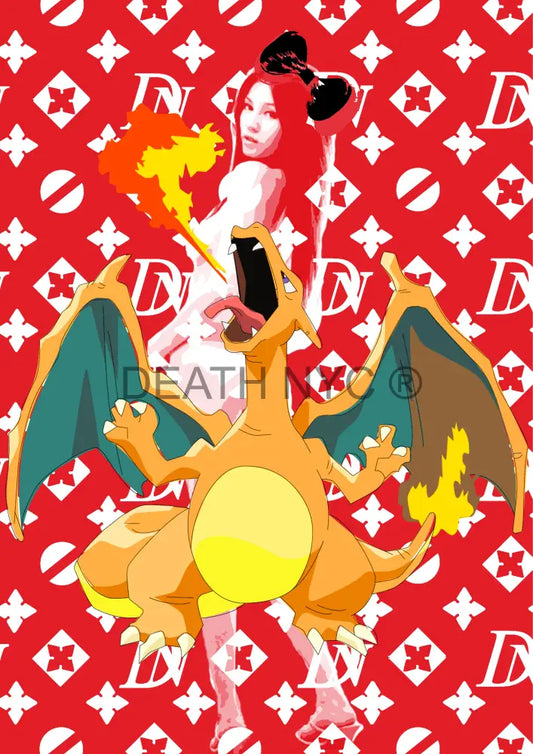 Death0845 Charizard (Edition Of 100) (2020) Art Print