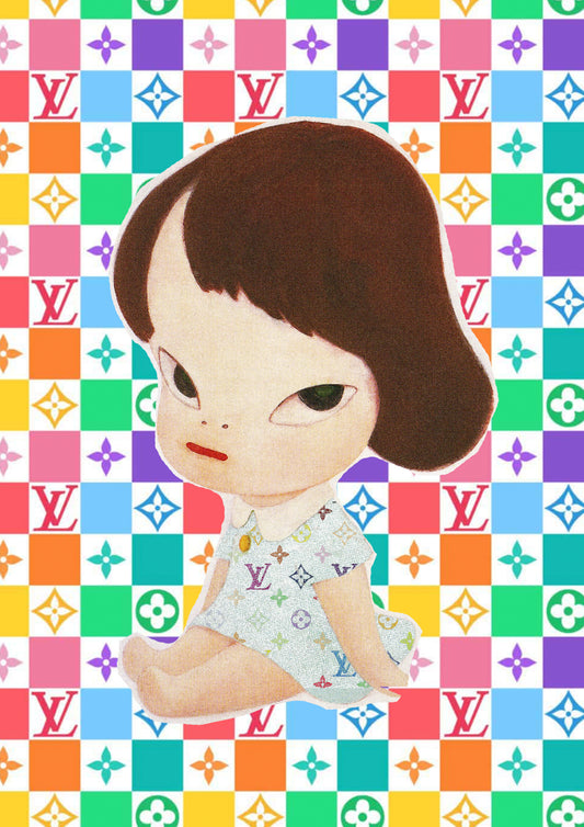 Auction "ZI131 girl" art print 45x32cm (Edition of 100)