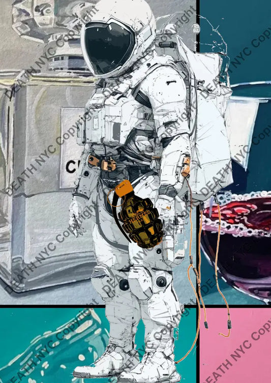 ’Deathab11’’ 45X32Cm (Edition Of 100*) (2024) Astro Art Print