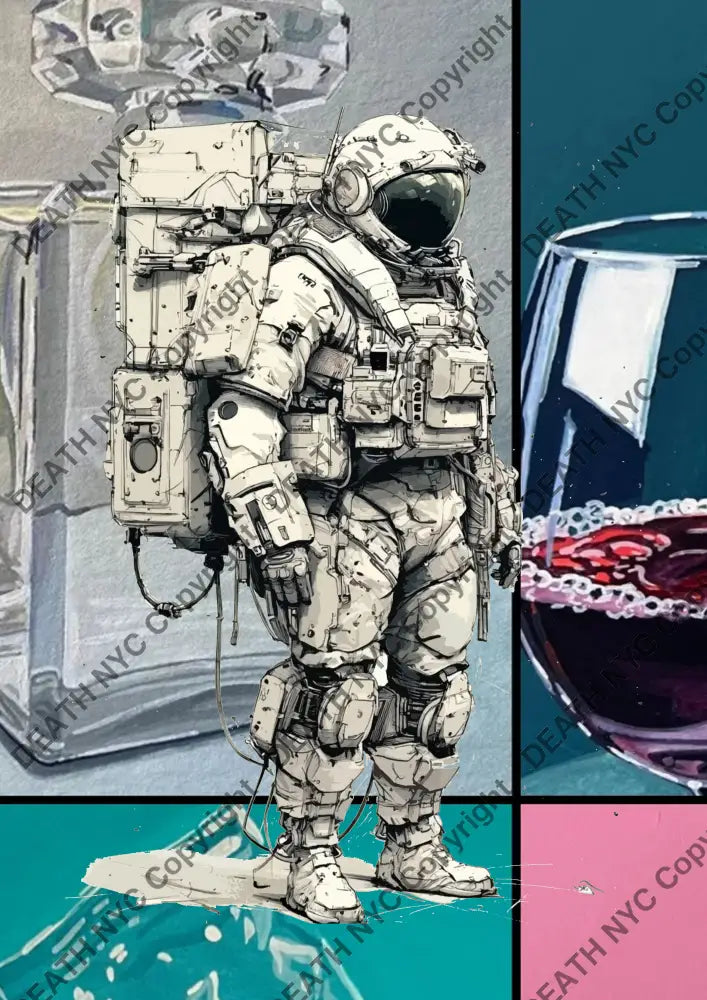 ’Deathab12’’ 45X32Cm (Edition Of 100*) (2024) Astro Art Print
