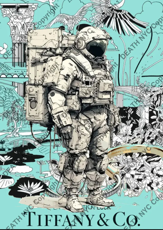 ’Deathab15’’ 45X32Cm (Edition Of 100*) (2024) Astro Art Print