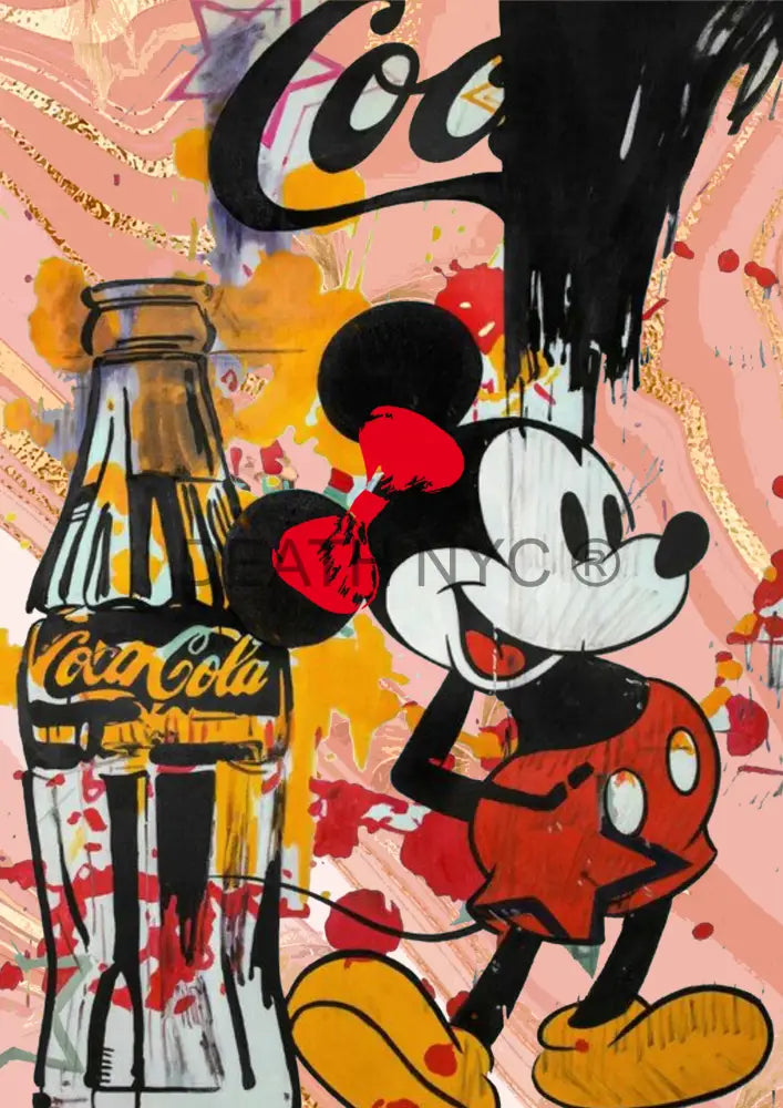 ’Deathac85’’ 45X32Cm Mickey (Edition Of 100*) (2024) Art Print