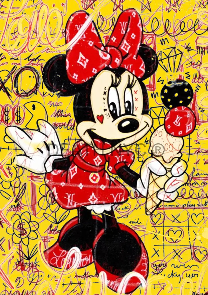 ’Deathac93’’ 45X32Cm Mickey (Edition Of 100*) (2024) Art Print