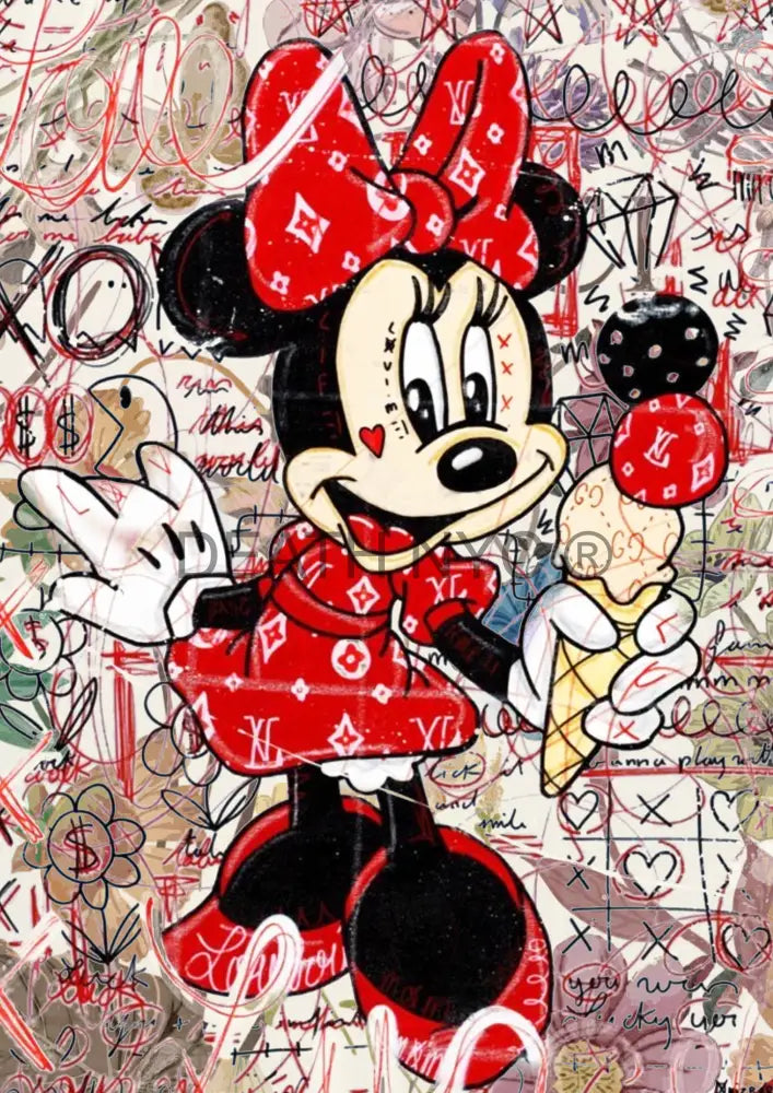 ’Deathac96’’ 45X32Cm Mickey (Edition Of 100*) (2024) Art Print