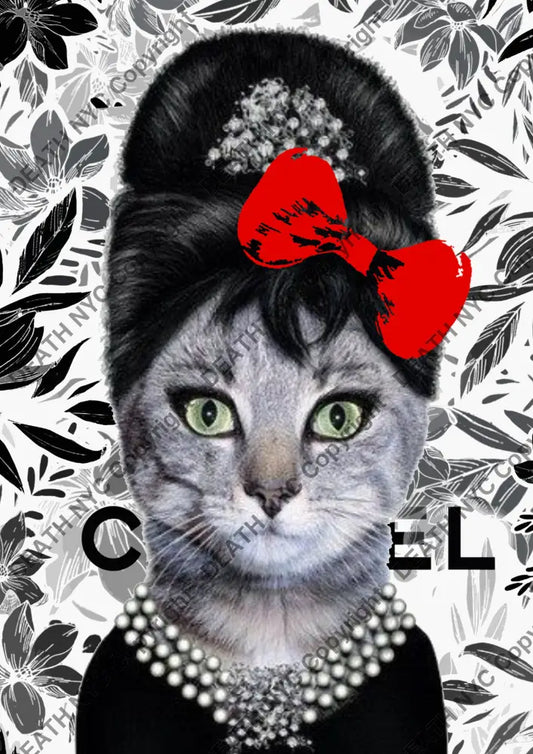 ’Deathae178’’ 45X32Cm Chnl Cat (Edition Of 100*) (2024) Art Print