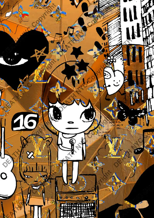 ’Deathaf24’’ 45X32Cm Cute (Edition Of 100*) (2024) Art Print