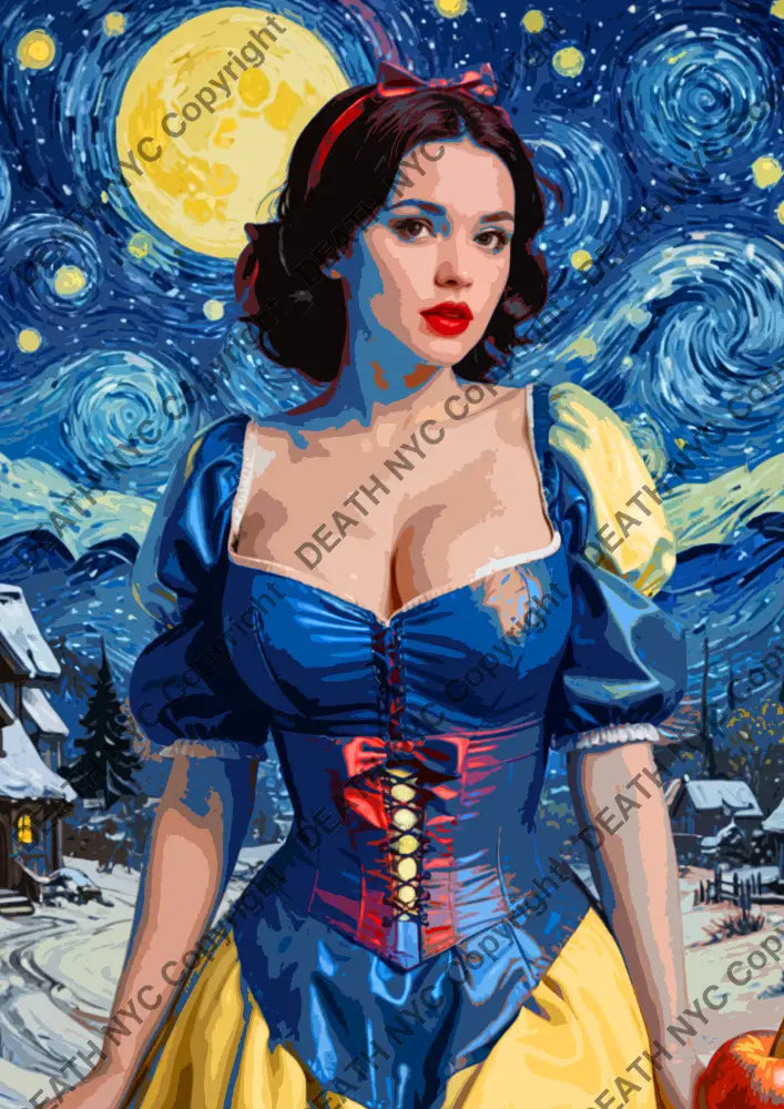 ’Deathah9’’ 45X32Cm (Edition Of 100*) (2024) Snow Art Print