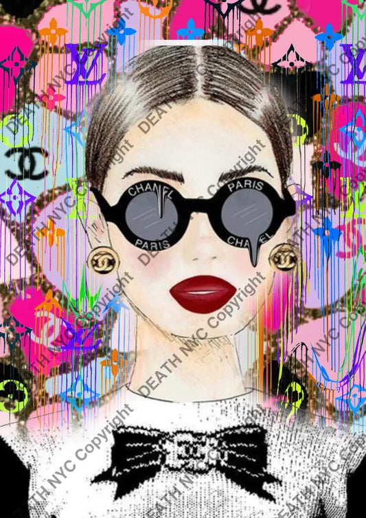 ’Deathak32’’ 45X32Cm C Girl (Edition Of 100*) Art Print