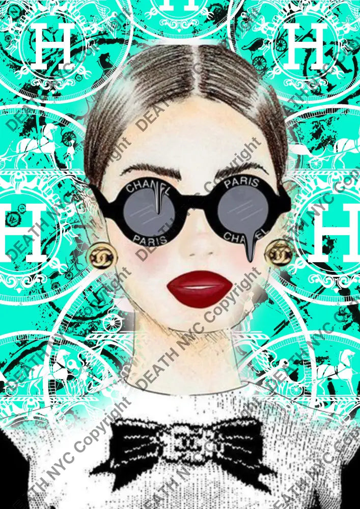 ’Deathak33’’ 45X32Cm C Girl (Edition Of 100*) Art Print