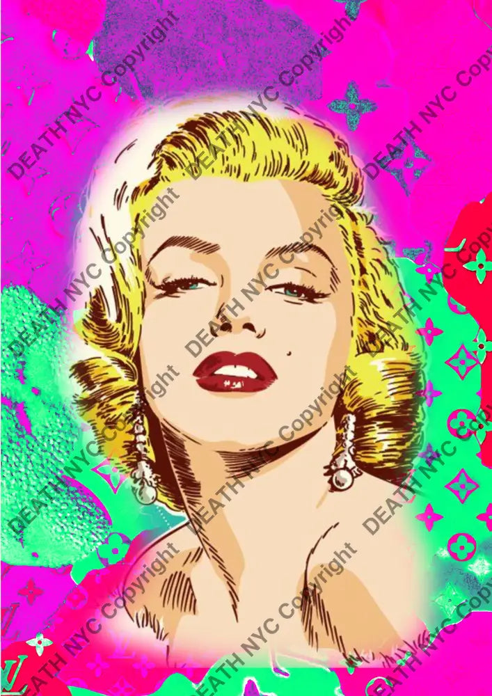 ’Deathan184’’’ 45X32Cm Monroe (Edition Of 100*) (2024) Art Print