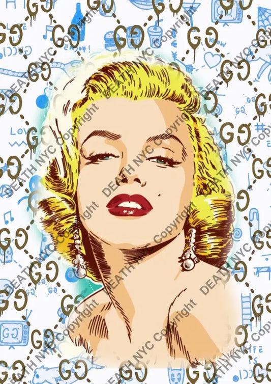 ’Deathan185’’’ 45X32Cm Monroe (Edition Of 100*) (2024) Art Print