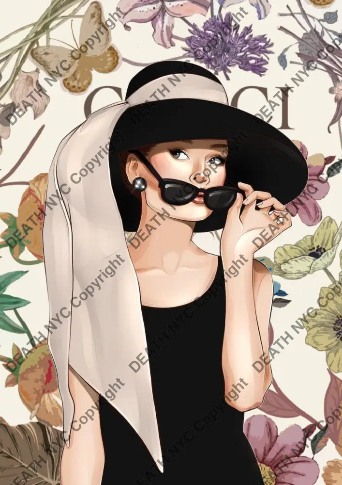 ’DEATHAN72’’ 45x32cm (Edition of 100*) (2024) audrey Art Print