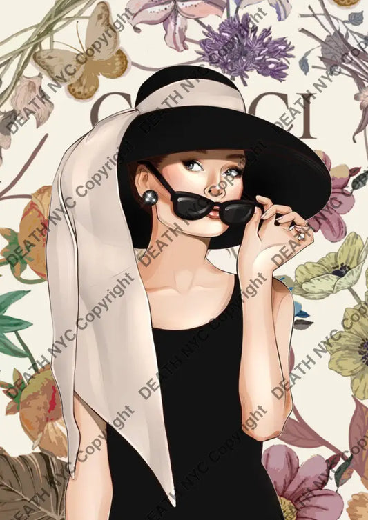 ’DEATHAN72’’ 45x32cm (Edition of 100*) (2024) audrey Art Print