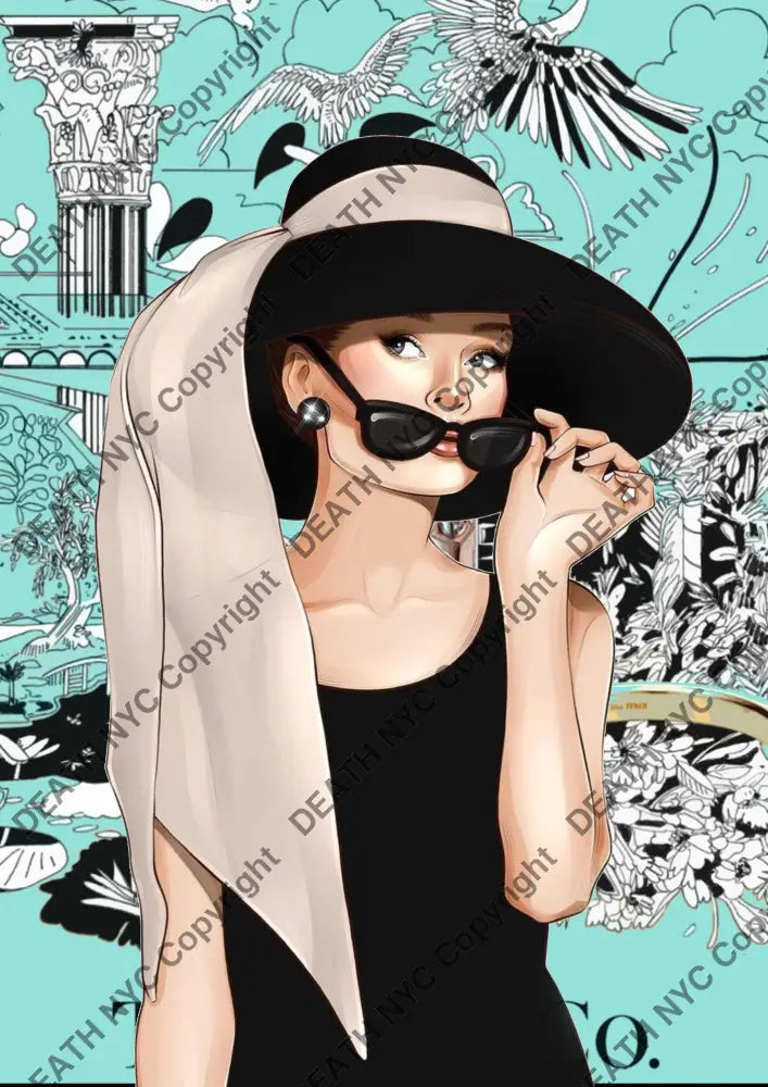 ’DEATHAN73’’ 45x32cm (Edition of 100*) (2024) audrey Art Print