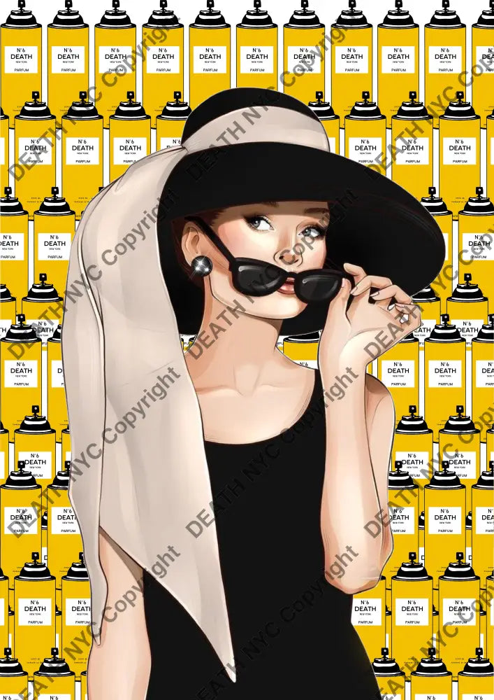 ’DEATHAN75’’ 45x32cm (Edition of 100*) (2024) audrey Art Print