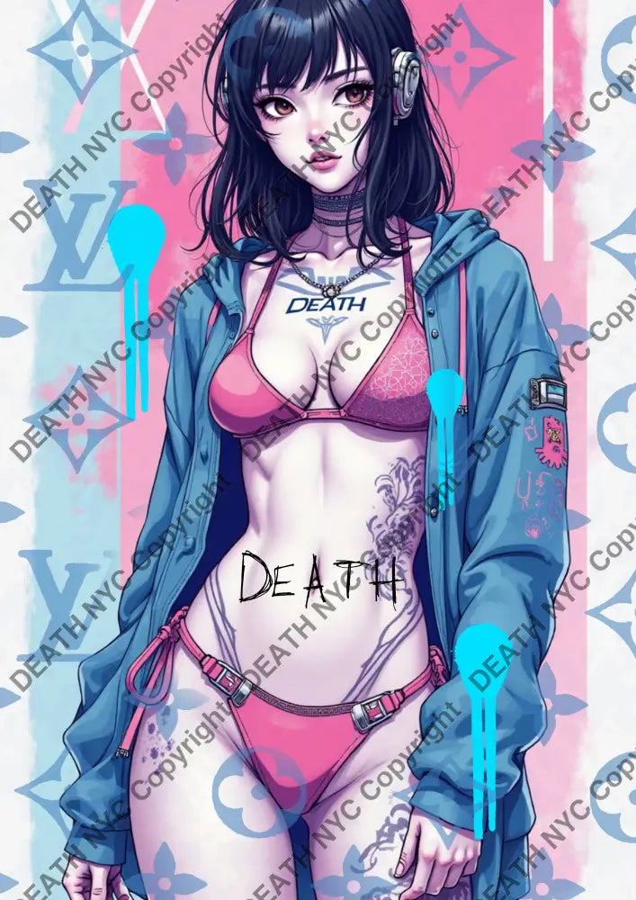 ’Deathap174’’ 45X32Cm (Edition Of 100*) (2024) An Art Print