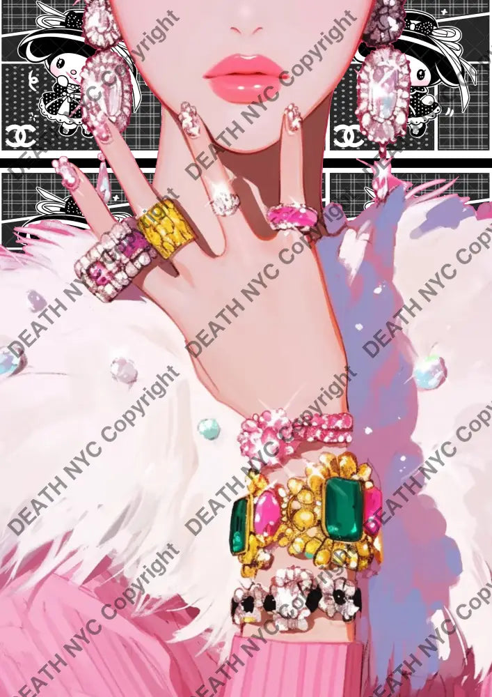 ’Deathau141’’ 45X32Cm (Edition Of 100*) (2024) Art Print